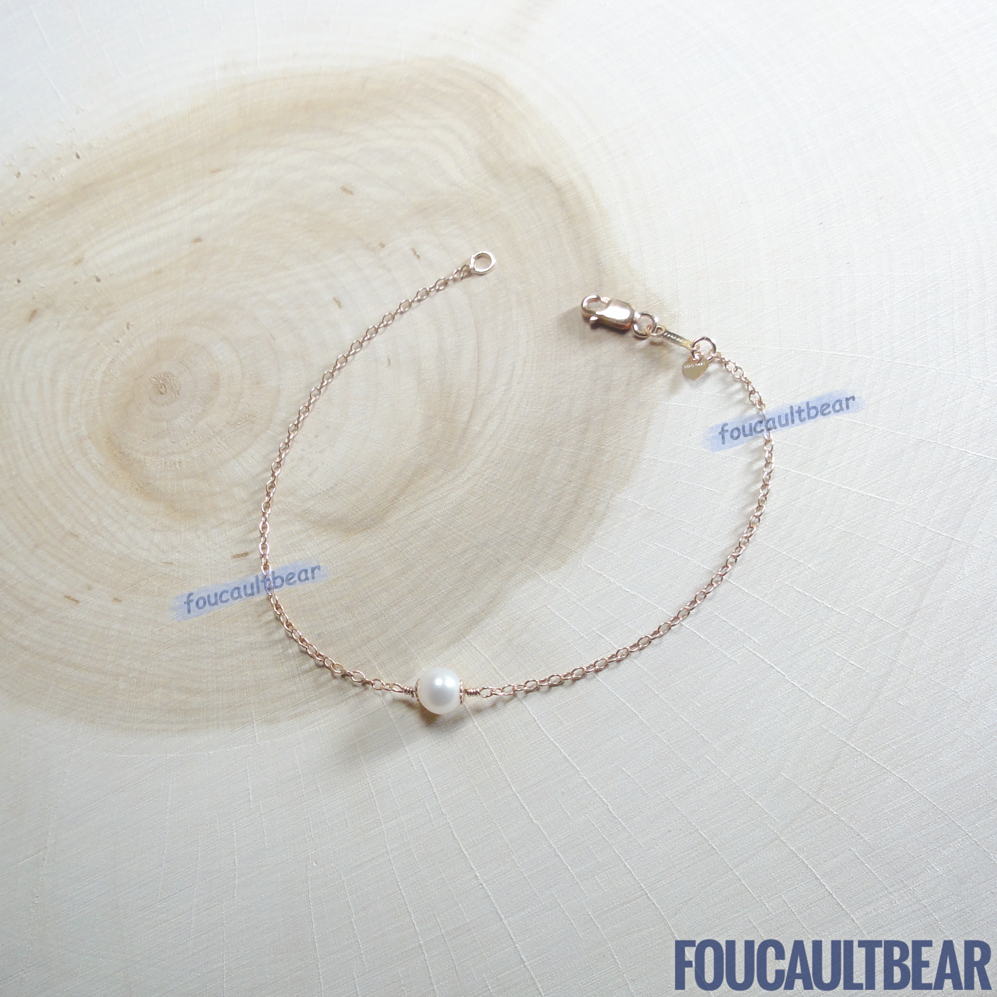 Dainty pearl bracelet — Ivory & Ash Bridal Styling Studio